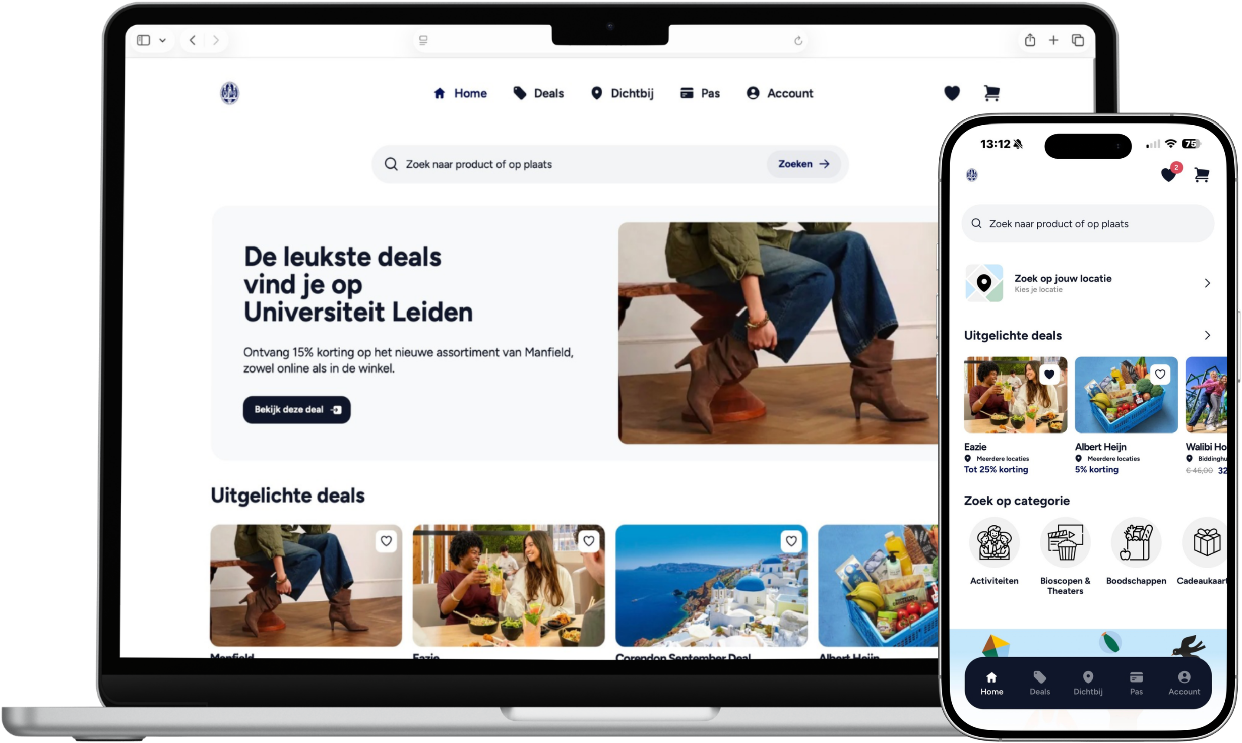 The CompanyPass platform on laptop and phone